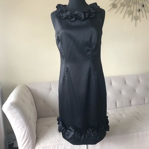 Roulette Black Sleeveless Dress